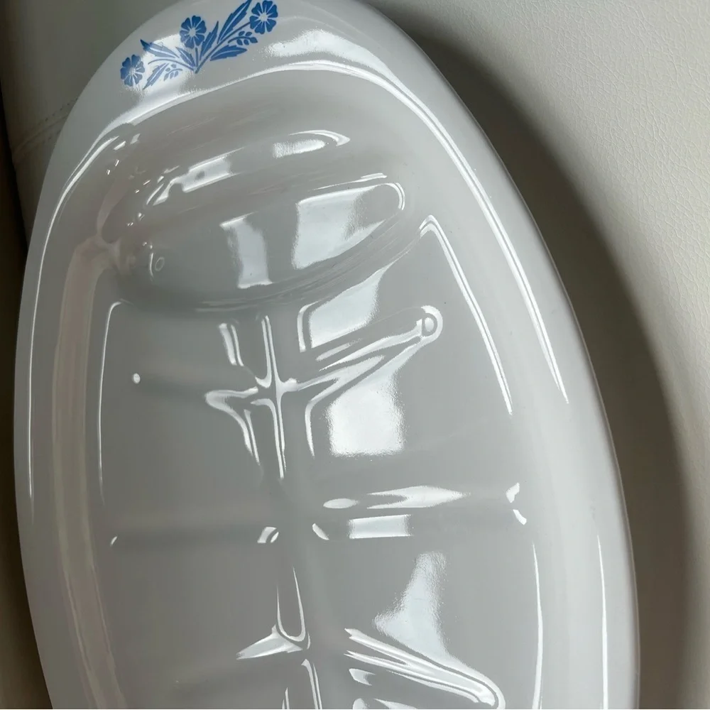 Vintage Corningware Corelle Blue Flower Platter